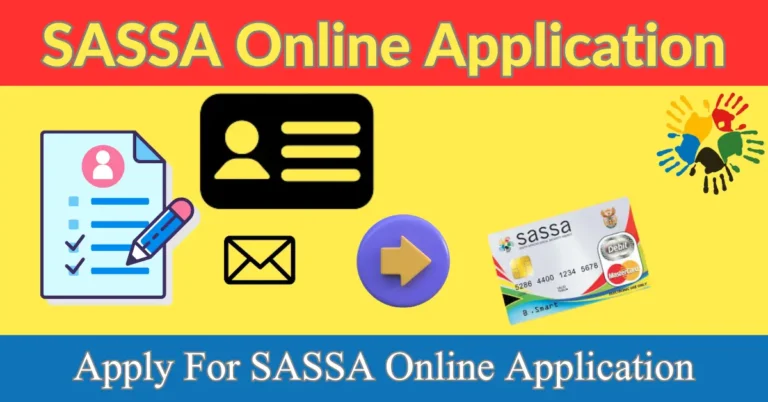 Easiest Way SASSA Online Application Complete For SRD Grant