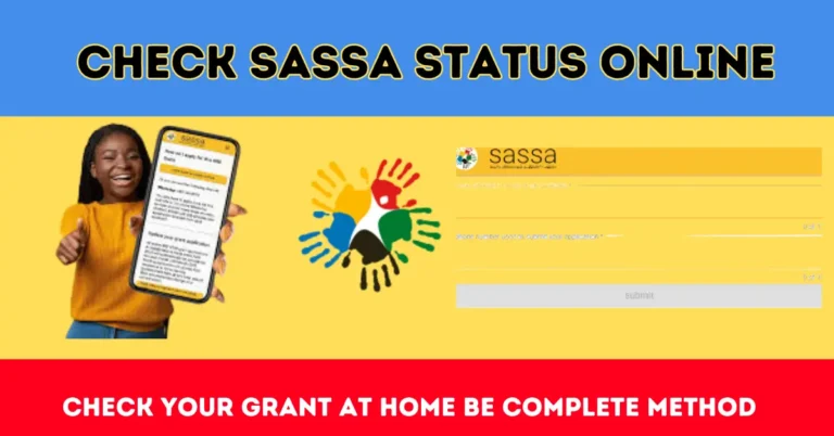 How To Check SASSA Status Online By All Method